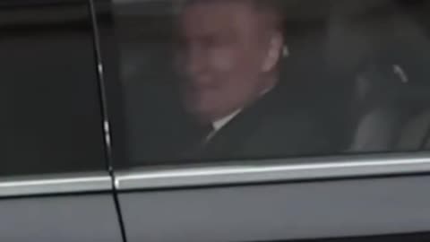 President Trump and President Putin share limo