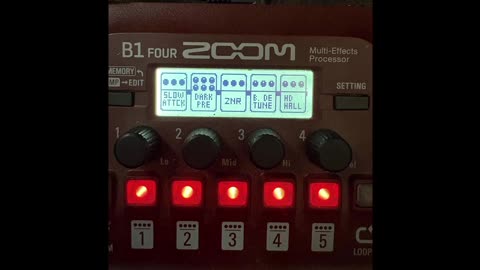 Zoom B1 Four Patch: Swell Solo