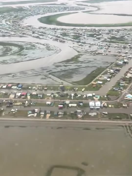 USCG Overflight Along the Texas Coast to Assess Damage