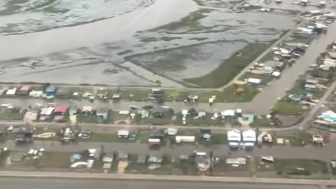 USCG Overflight Along the Texas Coast to Assess Damage