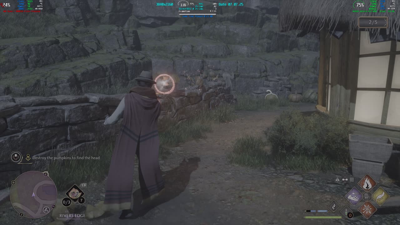 Hogwarts Legacy RTX 5090 Ray Tracing AMD 9800X3D 4k HDR PC Gameplay
