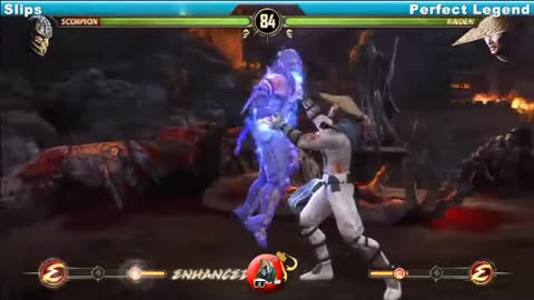 Mortal Kombat (MK9): Slips (Scorpion) vs Perfect Legend (Raiden) Frosty Faustings IV 2012