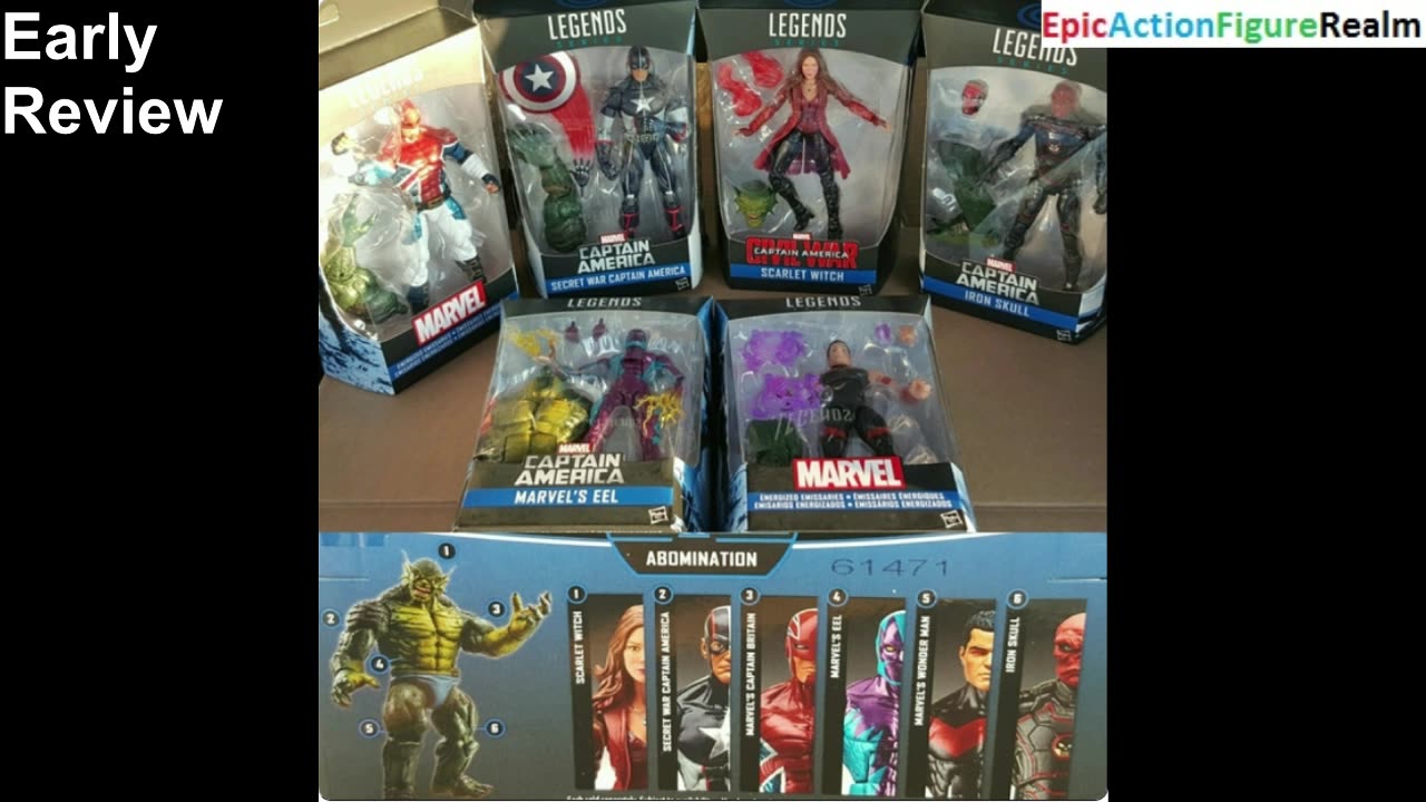 Early Review Of The Marvel Legends Abomination Wave Action Figures