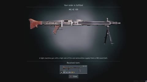Enlisted: Maschinengewehr 42 recoil-operated air-cooled general-purpose machine gun