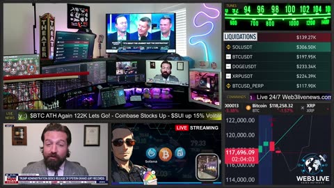 🔴Trump Signs GENIUS Act; $BTC Steady at $118K, XRP Rallies + Epstein Files Unsealed