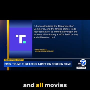 Trump's Bold Move: 100% Tariff on Foreign Films!