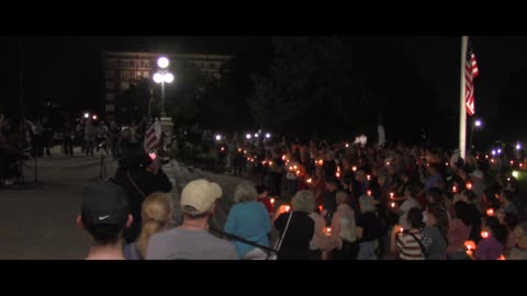 Memorial for Charlie Kirk at the Arkansas State Capitol 3