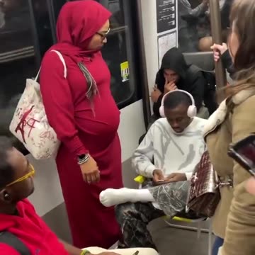 He brought his own chair