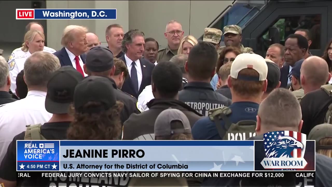 US ATTORNEY PIRRO THANKS THE LAW ENFORCEMENT IN D.C.