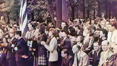 Paris liberated August 1944 🇫🇷 28th Infantry Division 🎖️ #ColourizedFootage