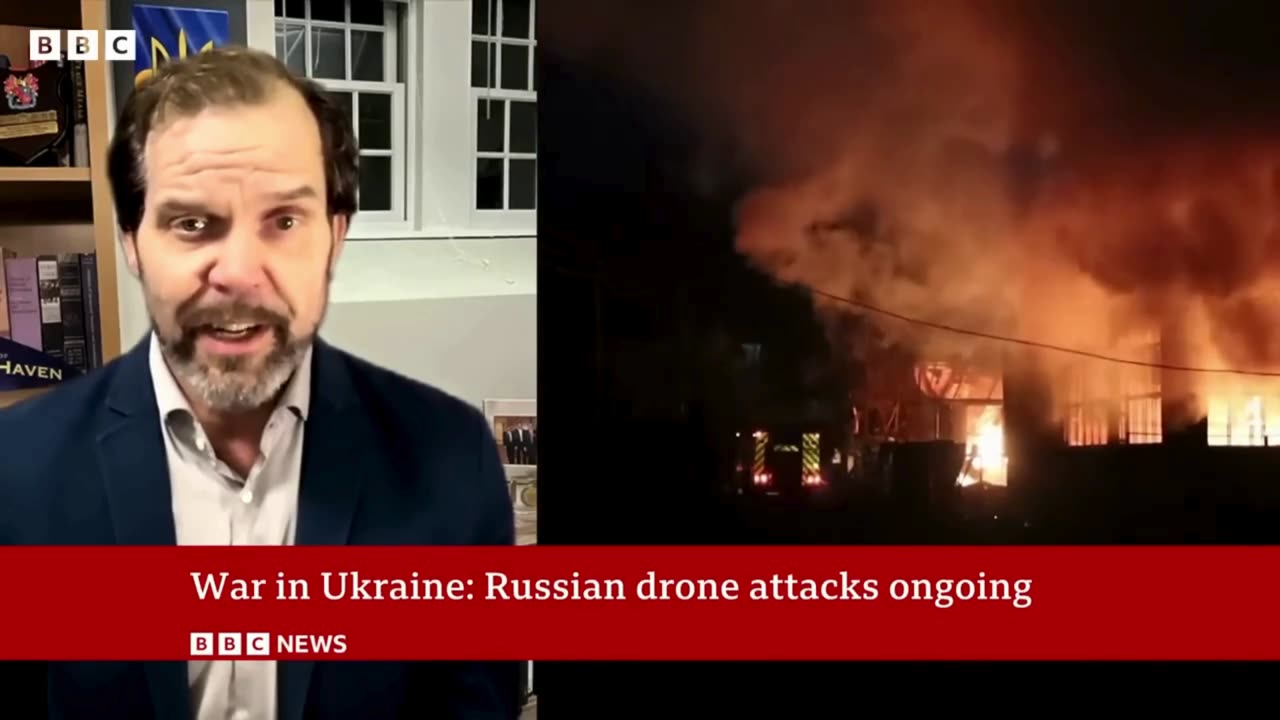 Russia says Ukraine launched drone attack on nuclear site as Kyiv marks independence day | BBC News