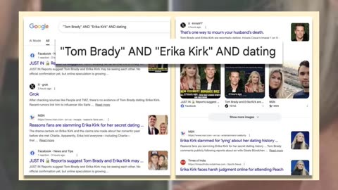 Fact Check: Erika Kirk And Tom Brady Are NOT Dating -- The 'Report' Came From A Parody Account