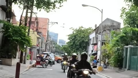 Trabajo Street in Makati City in the Philippines