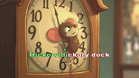 Hickory Dickory Dock – Karaoke Infantil con Letra Original (IA)