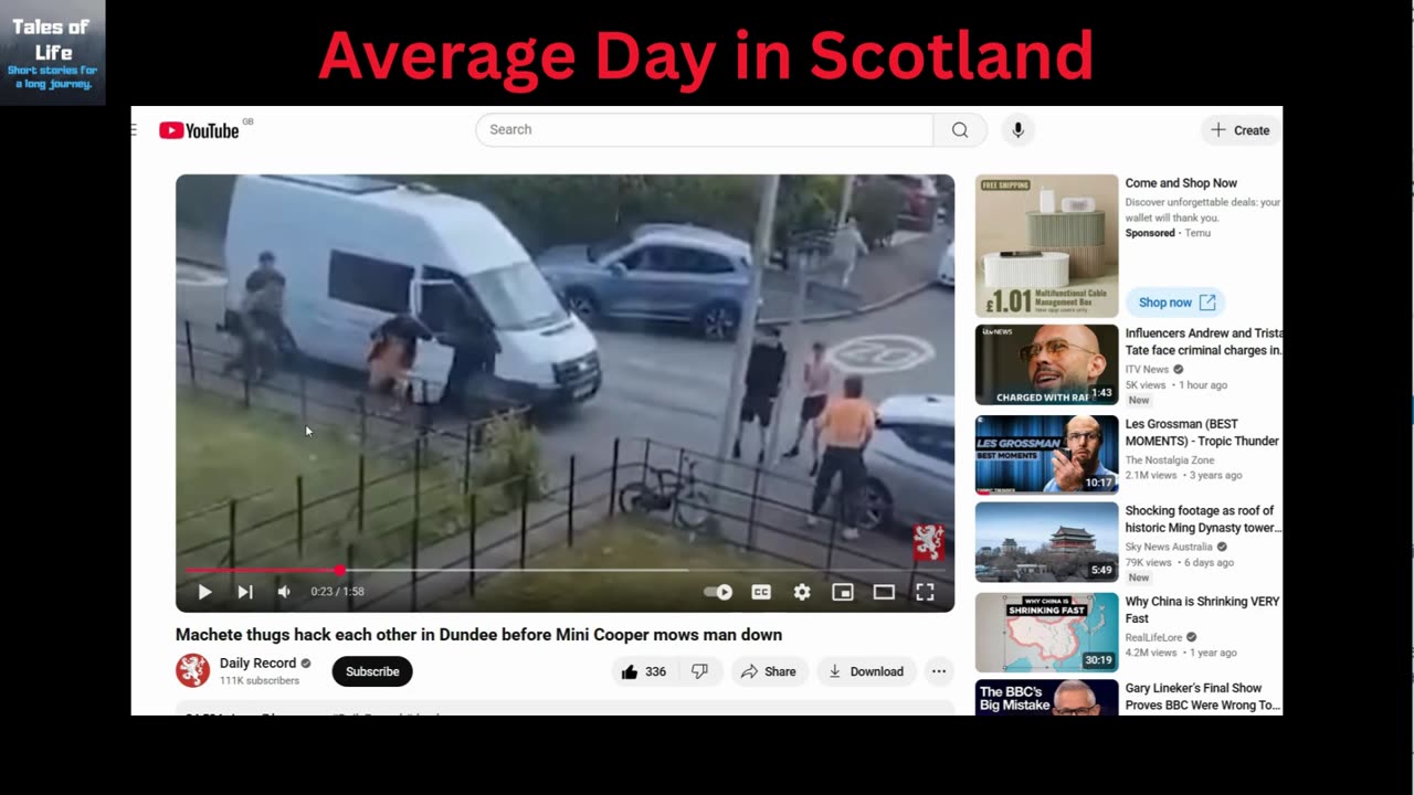 Average day in Scotland