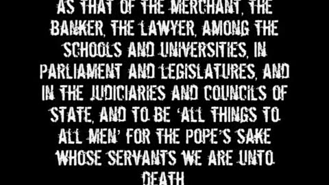 Know Your Enemy The Jesuit Oath)