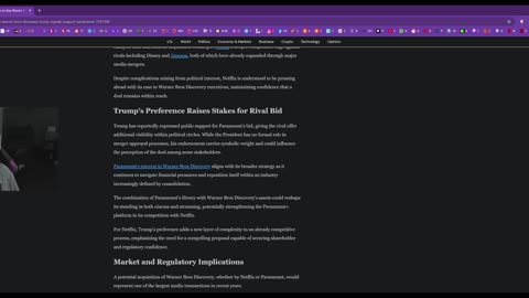 Netflix WB deal is DOA