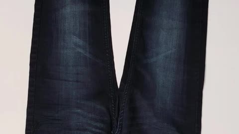 How to Fold Jeans on a Hanger | Closet Organization Hack