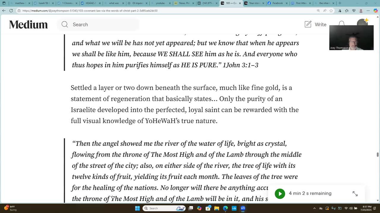 103 Covenant Law Via The Words Of Christ, Part 2