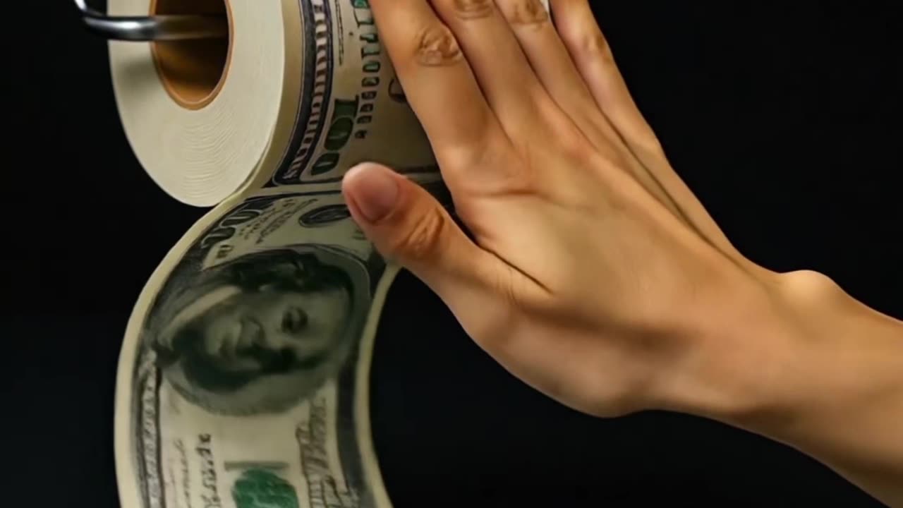 Money Toilet Paper Roll