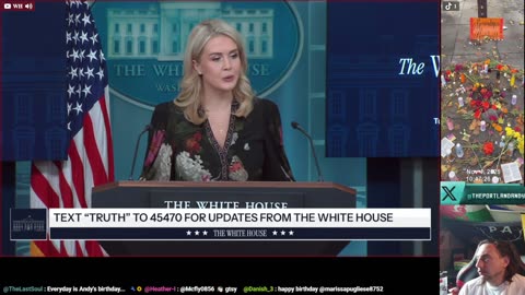 White House press briefing with Karoline Leavitt