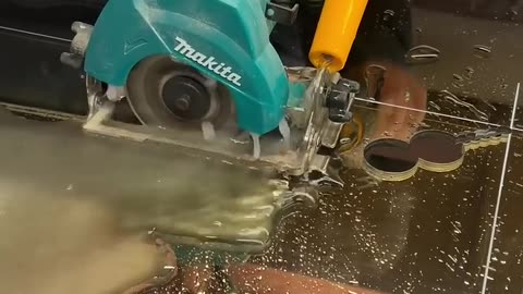 Watch This Glass Cut Like Butter! | Satisfying Glass Cutting Hack