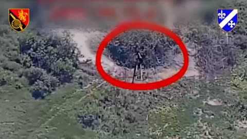 Massive Russian Firebase Hiding in the Forest is Located and Destroyed