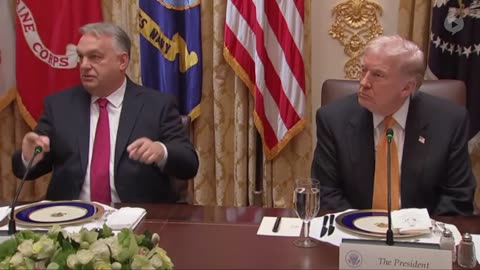VIKTOR ORBAN AT THE WHITE HOUSE