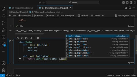 9.7 Operator Overloading In Python Krish Naik ML