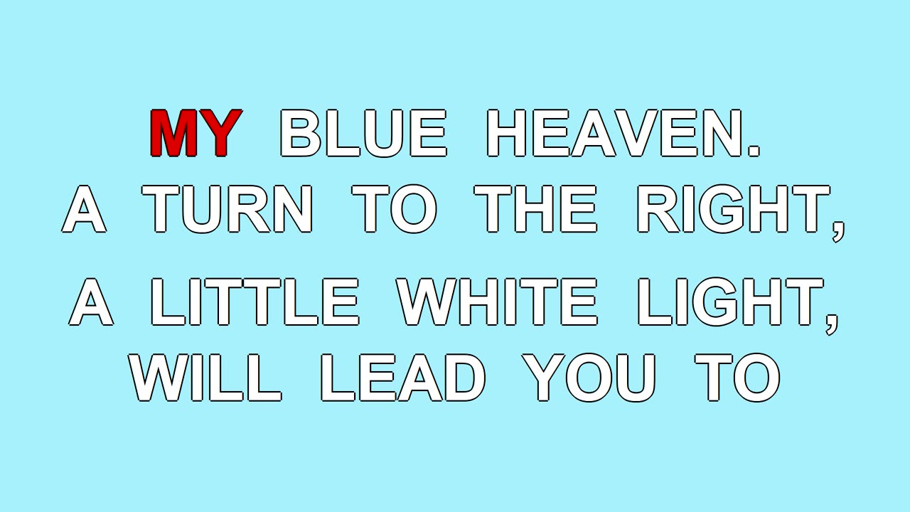 My Blue Heaven (1927)