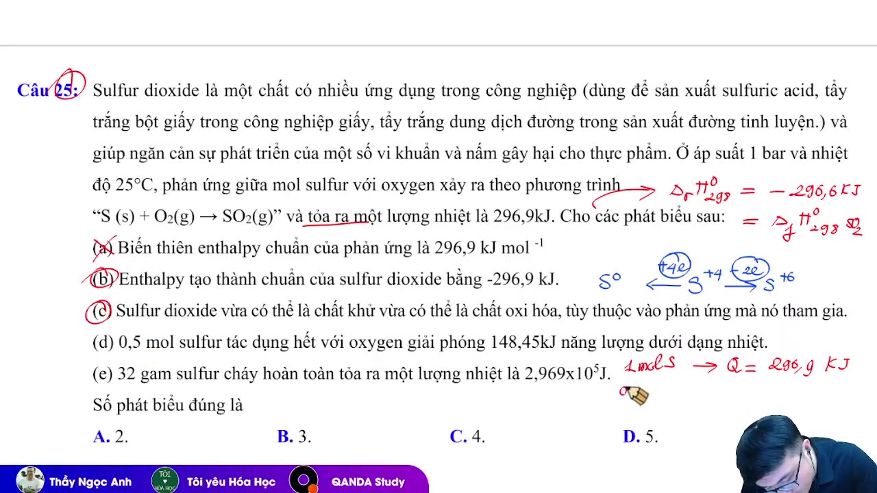 12 PHẢN ỨNG HÓA HỌC VÀ ENTHALPY mp4