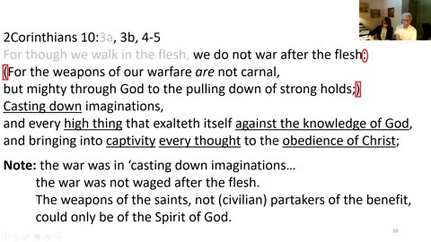 May 25, 2025 - 2 Corinthians 10:1-18 - Weapons of Our Warfare - Rightly Dividing