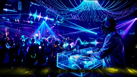 Neon Echoes in the Night – Futuristic EDM & Digital Dreamscape