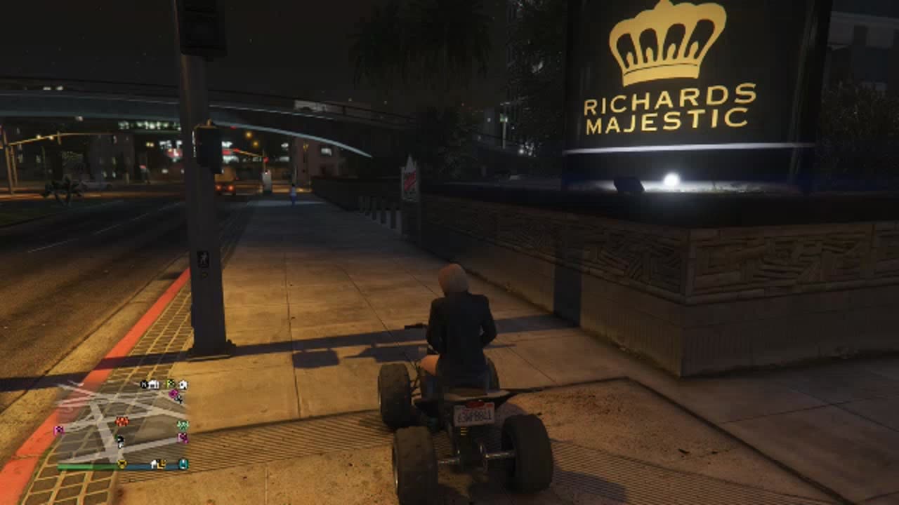 GTA 5 Online: Riding the 4 Wheeler-Date 5/21/2018