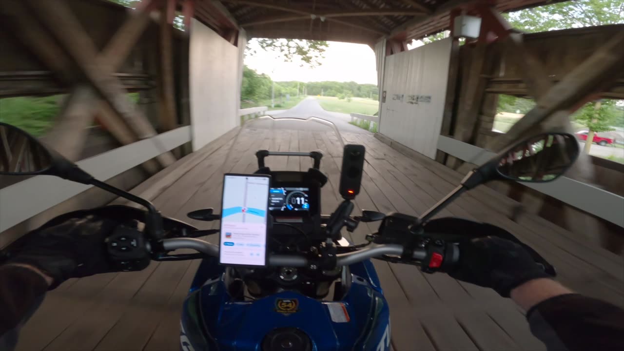Roar to Romance: Conquering the Spencerville Covered Bridge