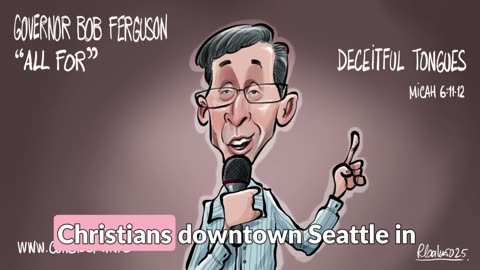 Governor Bob Ferguson is all for remembering Charlie Kirk