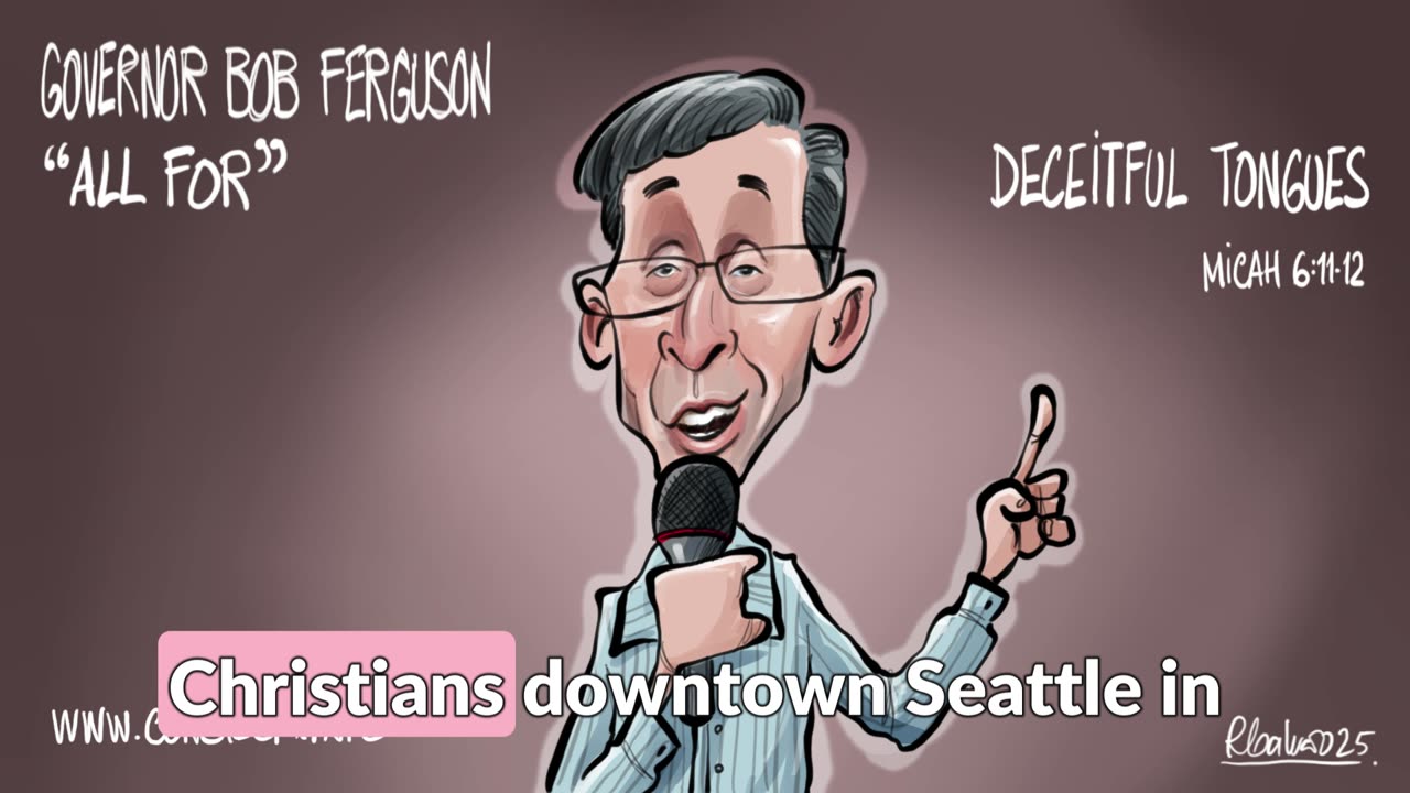 Governor Bob Ferguson is all for remembering Charlie Kirk