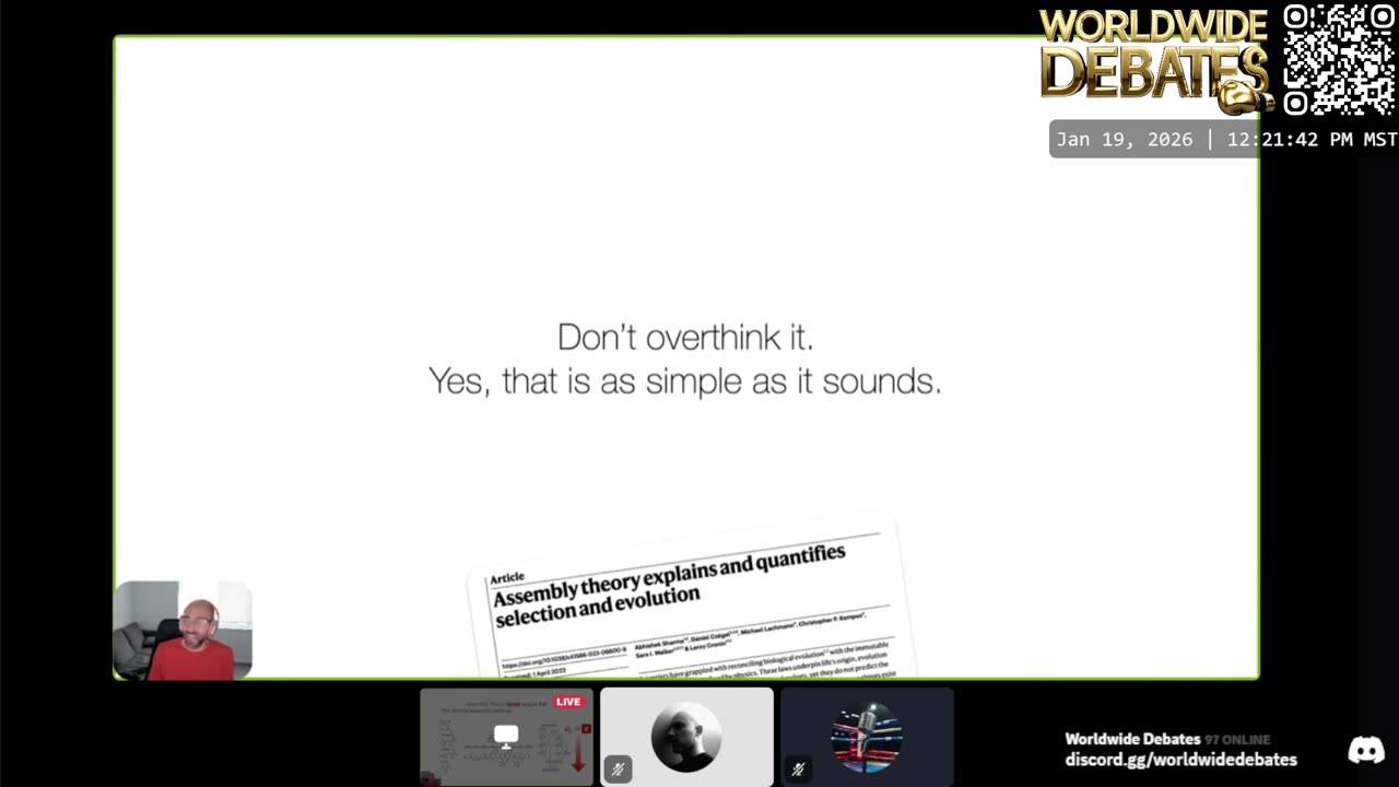 0295 WIDESTREAM - Worldwide Debates - YouTube/Twitch/Rumble
