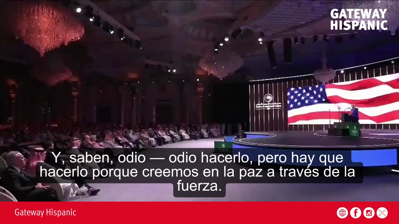 Trump desde Arabia Saudita: “Mi deber es defender a EE.UU, no juzgar al mundo”