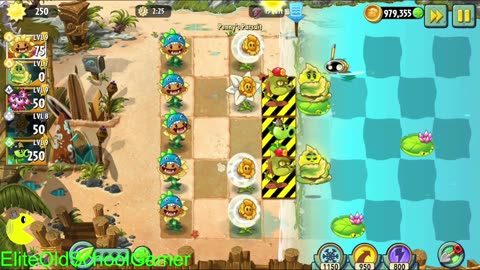 Plants vs Zombies 2 - Penny's Pursuit - Seedium Showcase - Mega Gatling Pea - June/July 2025