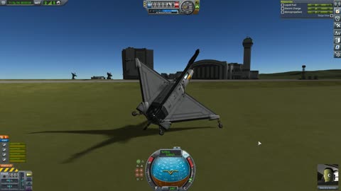 Batwing Cross Blended-motor Plane-mode Drone-Plane (KSP)