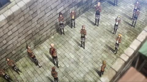 Commander Pyxis' Bizarre Cooking Competition | AOT S1E2 Clip