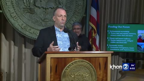 Faker Alert: Dem Josh Green, has officially signed the first climate change tax