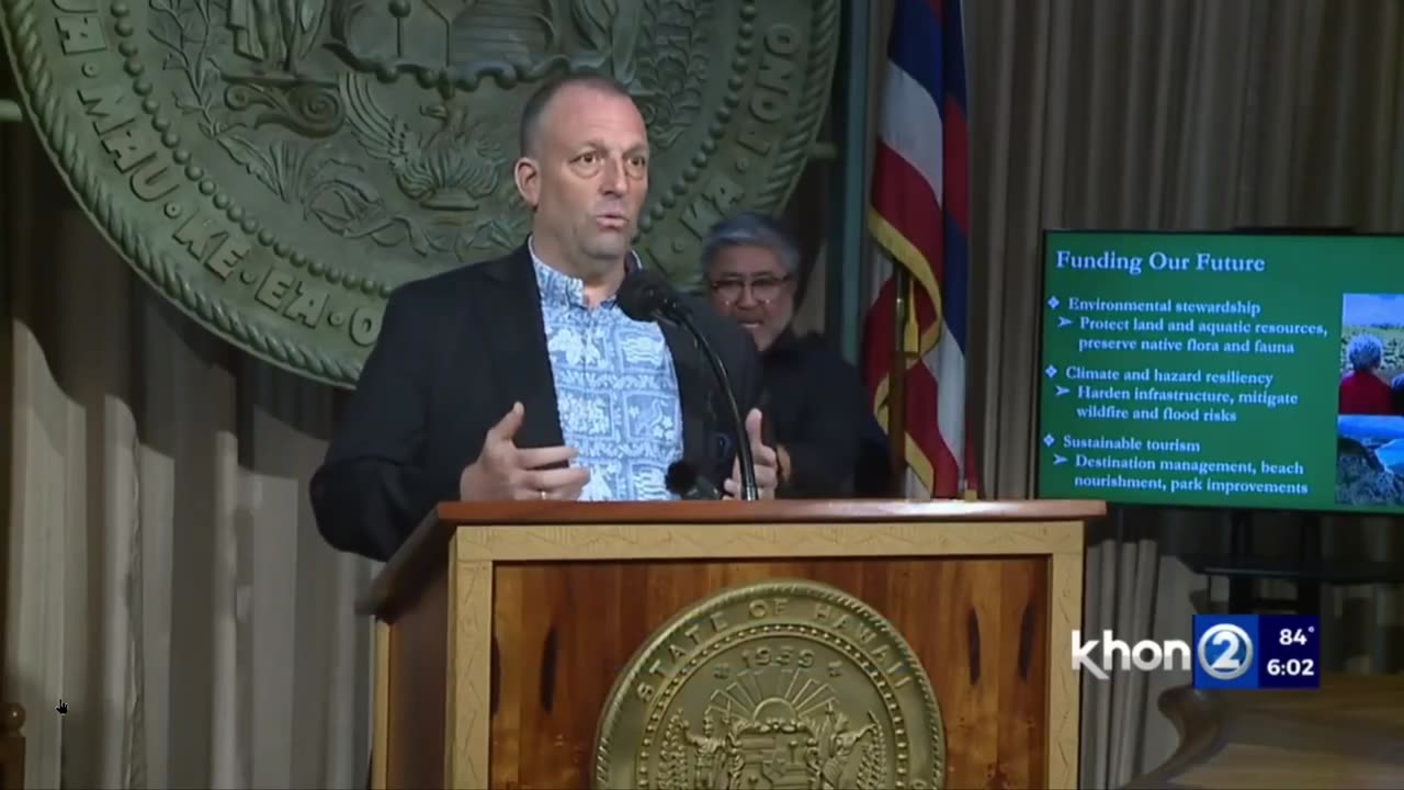 Faker Alert: Dem Josh Green, has officially signed the first climate change tax