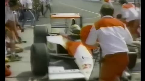 📺Ayrton Senna Pit Stop 🇩🇪 | German Grand Prix F1 🔧🏁