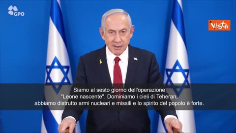 NOTIZIE DAL MONDO Netanyahu;Sesto giorno dell'operazione 'Leone nascente',questo è il nome dell'operazione che gli hanno dato i sionisti per attaccare l'Iran casualmente il Papa si chiama LEONE XIV..ma è tutto un caso giusto?