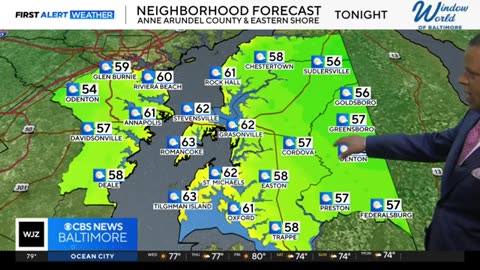 Nice, comfortable weather resumes in Maryland