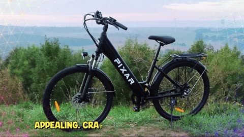 PIXAR Cruiser Electric Bike 250W 36V 12.8AH Battery 27.5*1.95 Inch Tires City Electric Bike