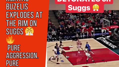 Matas Buzelis DETONATES on Suggs 😤🔥 | NBA Dunk of the Night