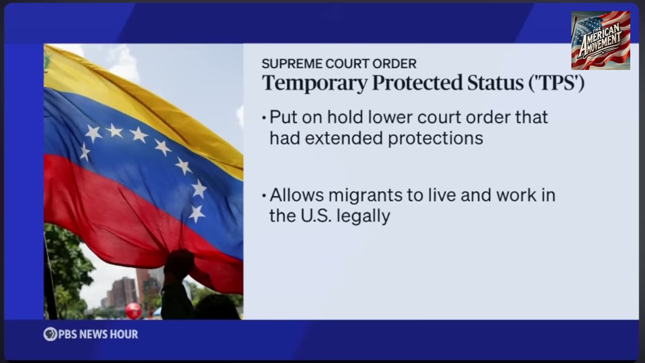 Supreme Court allows Trump to end temporary protected status for Venezuelans